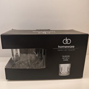 TALMORE Whiskyglas-Set 2 Gläser à 340 ml