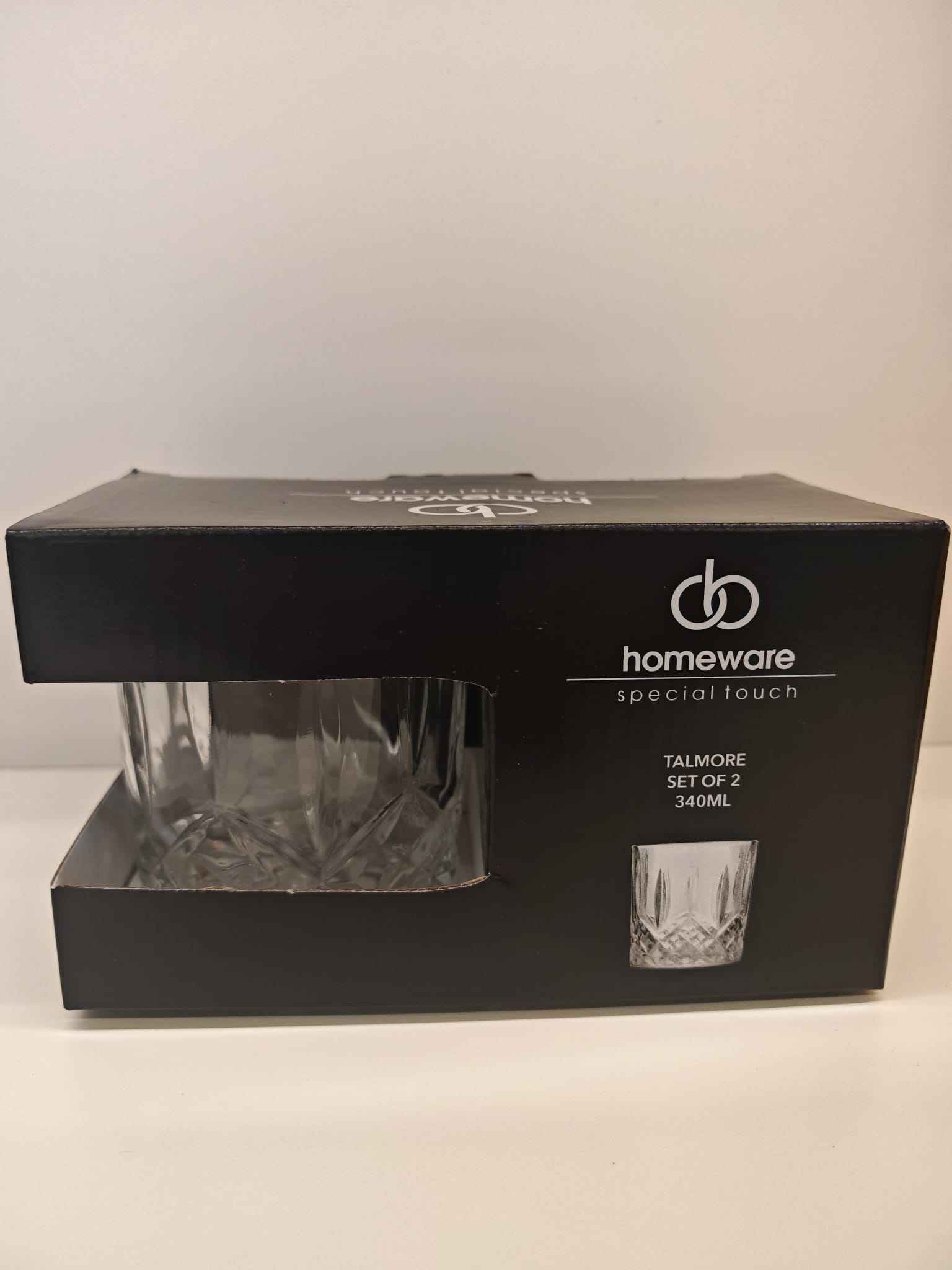TALMORE Whiskyglas-Set 2 Gläser à 340 ml