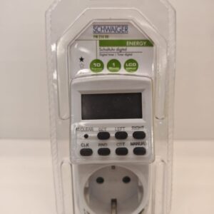 Digitale Zeitschaltuhr Programmierbare Steckdose mit LCD-Display